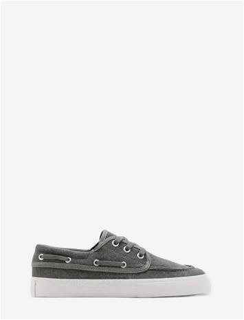MANGO Nautical Lace-Up Shoes - GREY - 33