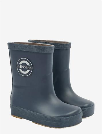 MIKK-LINE Wellies Solid - Barefoot - BLUE NIGHTS - 33