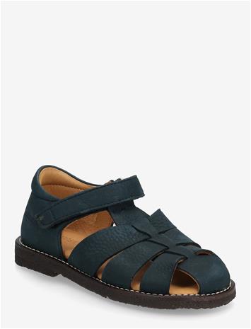 ANGULUS Sandals - Flat - Closed Toe - Navy - 32