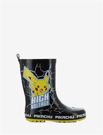 POKEMON Pokemon Rainboots - BLACK/YELLOW - 28