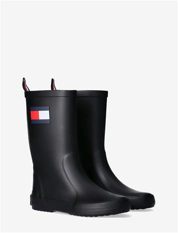 TOMMY HILFIGER Flag Rain Boot Black - BLACK - 32/21 cm