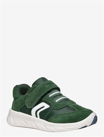 GEOX B Foot-Run Boy A - FOREST/WHITE - 23