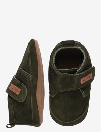 MELTON Suede Slippers - DARK OLIVE - 24/25 – kuva 2/2