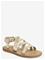 Mango Metallic Straps Sandals - Gold - 35 – kuva 3