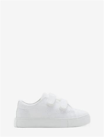 MANGO Floral-Embroidered Trainers - NATURAL WHITE - 28