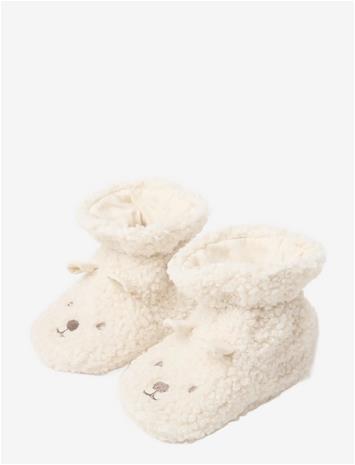 LINDEX Footies In Pile - LIGHT BEIGE - 0-6 – kuva 2/2