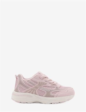 MANGO Mixed Trainers With Elastic Lace - LT-PASTEL PINK - 24