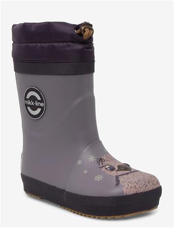 MIKK-LINE Wellies Winter 3D - Barefoot - SHARK - 21