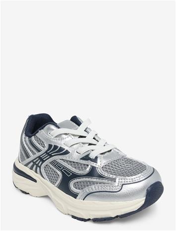 MANGO Mixed Trainers With Elastic Lace - MEDIUM BLUE - 23