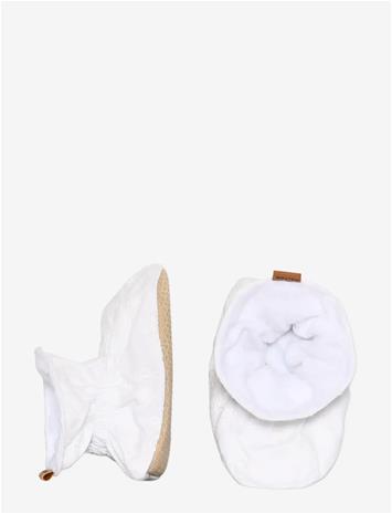 MELTON Lace Textile Slippers - WHITE - 20/21