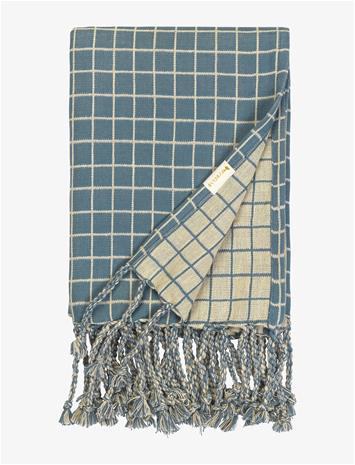 FABELAB Blanket - Grid - BLUE SPRUCE - One Size