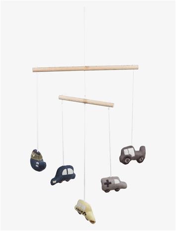 SMALLSTUFF Hanging Mobile, Engine, Multi - GREY - One Size 29 cm