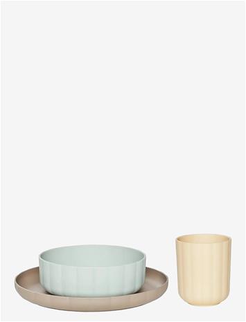 OYOY MINI Pullo Tableware Set - PALE MINT - Ø20X8 cm