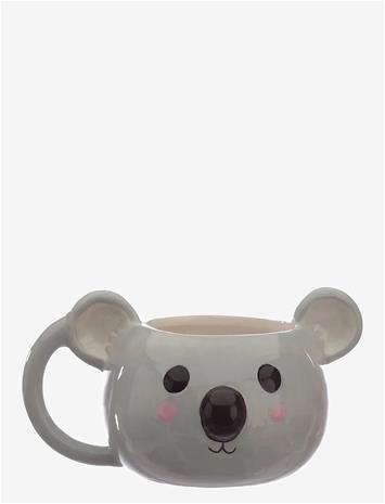 PUCKATOR Huddle Penguin Ceramic Shaped Handle Mug - GREY - One Size
