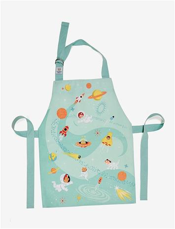 THREADBEAR Apron - Outer Space - GREEN - One Size – kuva 2/2