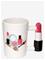 PUCKATOR Lipstick Ceramic Shaped Handle Mug - WHITE - One Size – kuva 2