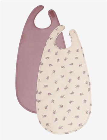 CELAVI Long Pu Bib 2-Pack - GRAPE SHAKE - One Size