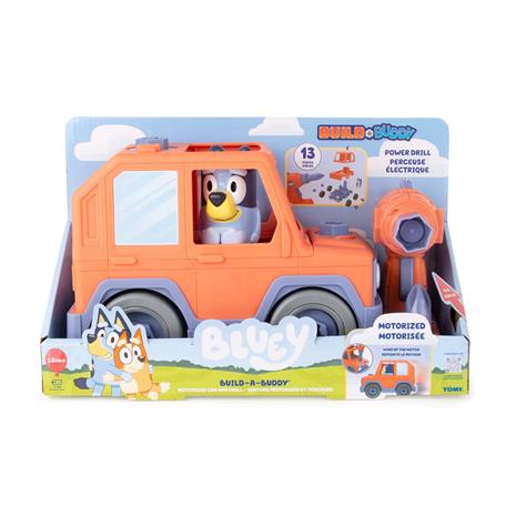 Bluey Build A Buddy Motorized Car & Drill – kuva 3/4