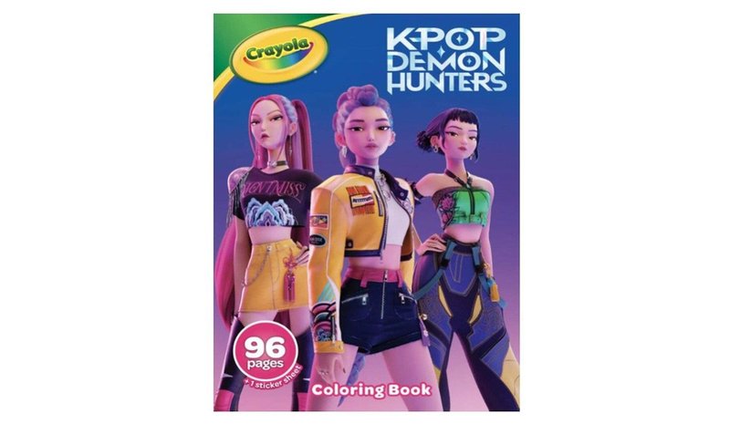 K-POP KPDH CRAYOLA Coloring Book 96 Pages – kuva 1/2