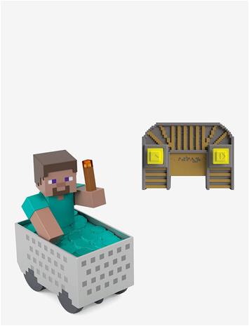Minecraft RC Steve with Minecart