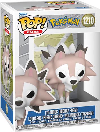 Funko Pop! Games: Pokemon - Lycanroc Midday Form FIGU