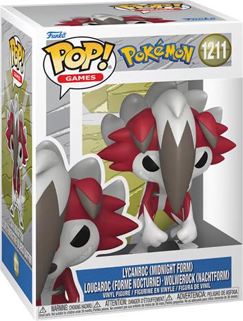 Funko Pop! Games: Pokemon - Lycanroc Midnight Form FIGU – kuva 3/3