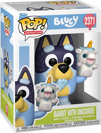Funko Pop! Games: Bluey - Bandit With Unicourse (9cm) FIGU