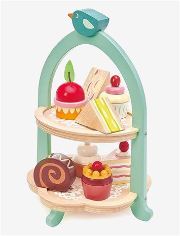 TENDER LEAF Mini Chef - Afternoon Tea Stand - Birdie - MULTI - One Size