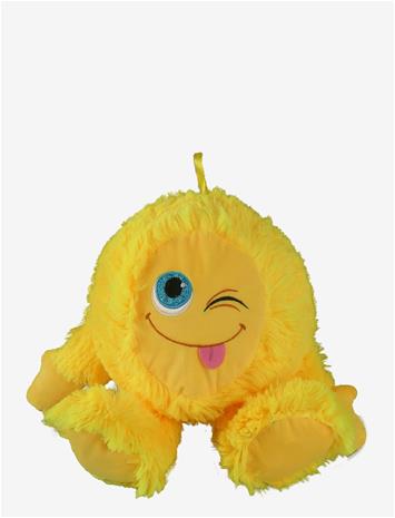 Fuzzy Monster lekboll 23cm Gul
