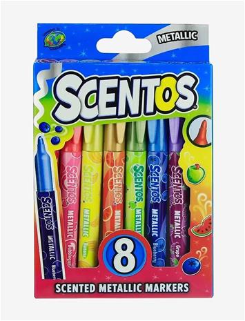 Scentos Metallic Markers 8 pcs
