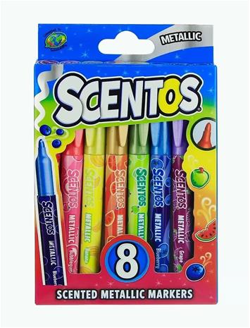 Scentos Metallic Markers 8 pcs