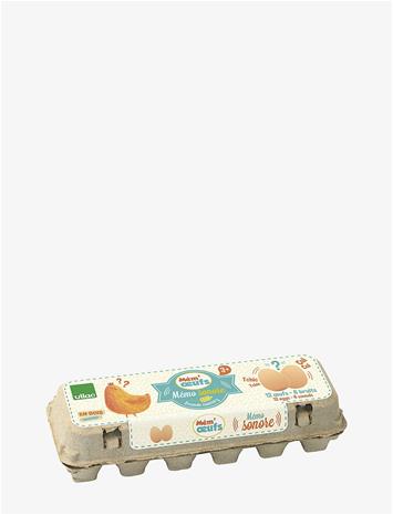 VILAC Memo Game With 12 Eggs And 6 Sounds - EGG - One Size