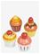 MENTARI Teatime Cupcakes 4 Pcs - MULTI - One Size – kuva 2