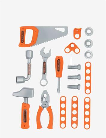 SMOBY Smoby Black+Decker Verktøysett - ORANGE - One Size