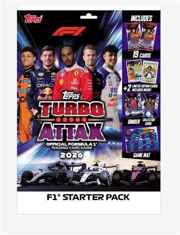 Topps Turbo Attax Formula 1 Keräilykortit Starter Pack