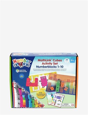 Learning Resources - MathLink Cubes Numberblocks 1-10 Activity Set (LSP0949-SCA)