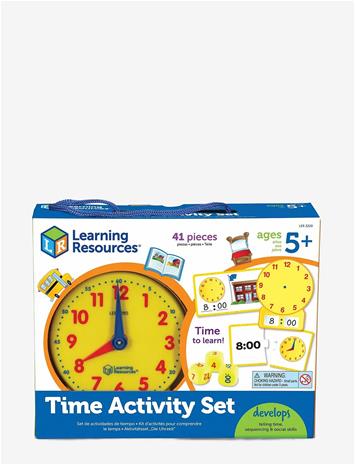 Opi kellonajat - Aktiviteettisetti kellolla Learning Resources