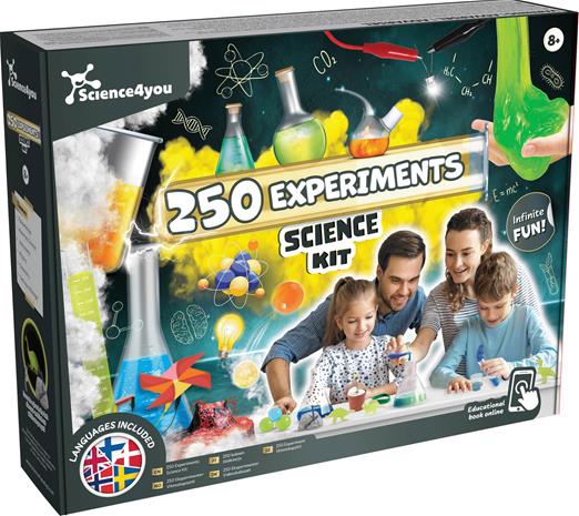 SCIENCE4YOU Science4You 250 Experiments - MULTI COLOURED - One Size