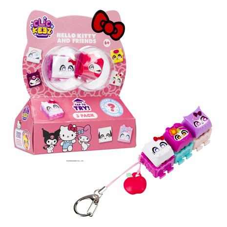 HELLO KITTY Clickeez Hello Kitty & Friends - 3-Pack Cdu - MULTI COLOURED - One Size
