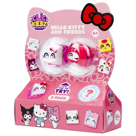 HELLO KITTY Clickeez Hello Kitty & Friends - 3-Pack Cdu - MULTI COLOURED - One Size