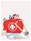 Mentari Doctor's Bag - Red - ONE SIZE – kuva 2
