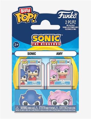 Funko Bitty Pop!: Sonic The Hedgehog - Sonic & Amy Rose (2cm) FIGU – kuva 2/2
