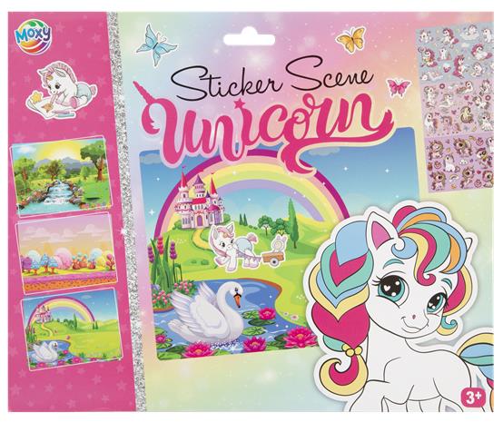 Grafix Design your own Sticker Scene - Unicorn