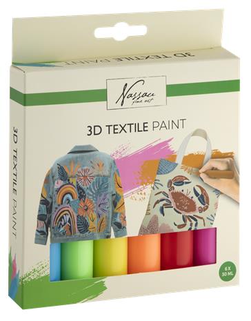 Creative Craft Group Nassau 3D Fabric Paint Set - 6 pcs.