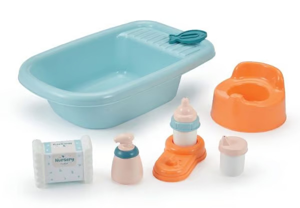 Ecoiffier Doll Bath with Accessories