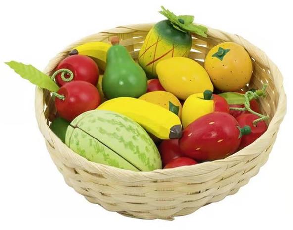 Goki Fruit in a Basket 23pcs.
