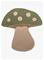 Bloomingville MINI - Mushroom Rug - Green - Wool – kuva 4