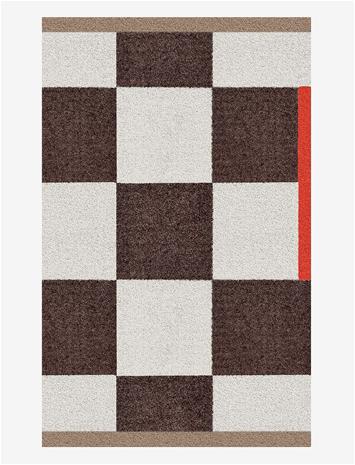 Mette Ditmer Square all-round matta small Ruskea