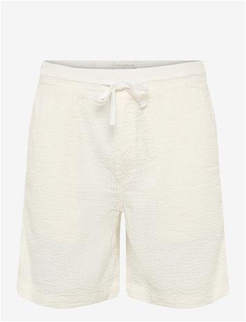 SOLID Sdliam Seersucker Sho - OFF WHITE - XL