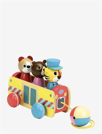 VILAC Coach Pull Toy - YELLOW - One Size